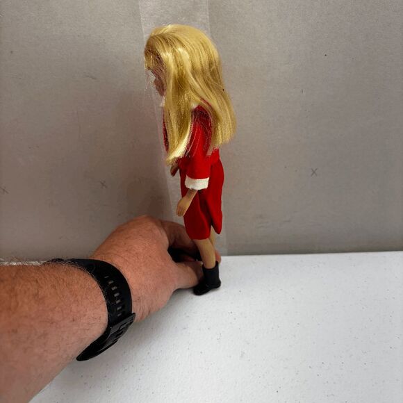 1964 Mattel Bendable Leg Blonde Skipper Original Box #1030 Red Outfit Black Boot - Picture 5 of 16